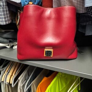 Dooney & Bourke Red Shoulder Bag-Brenna